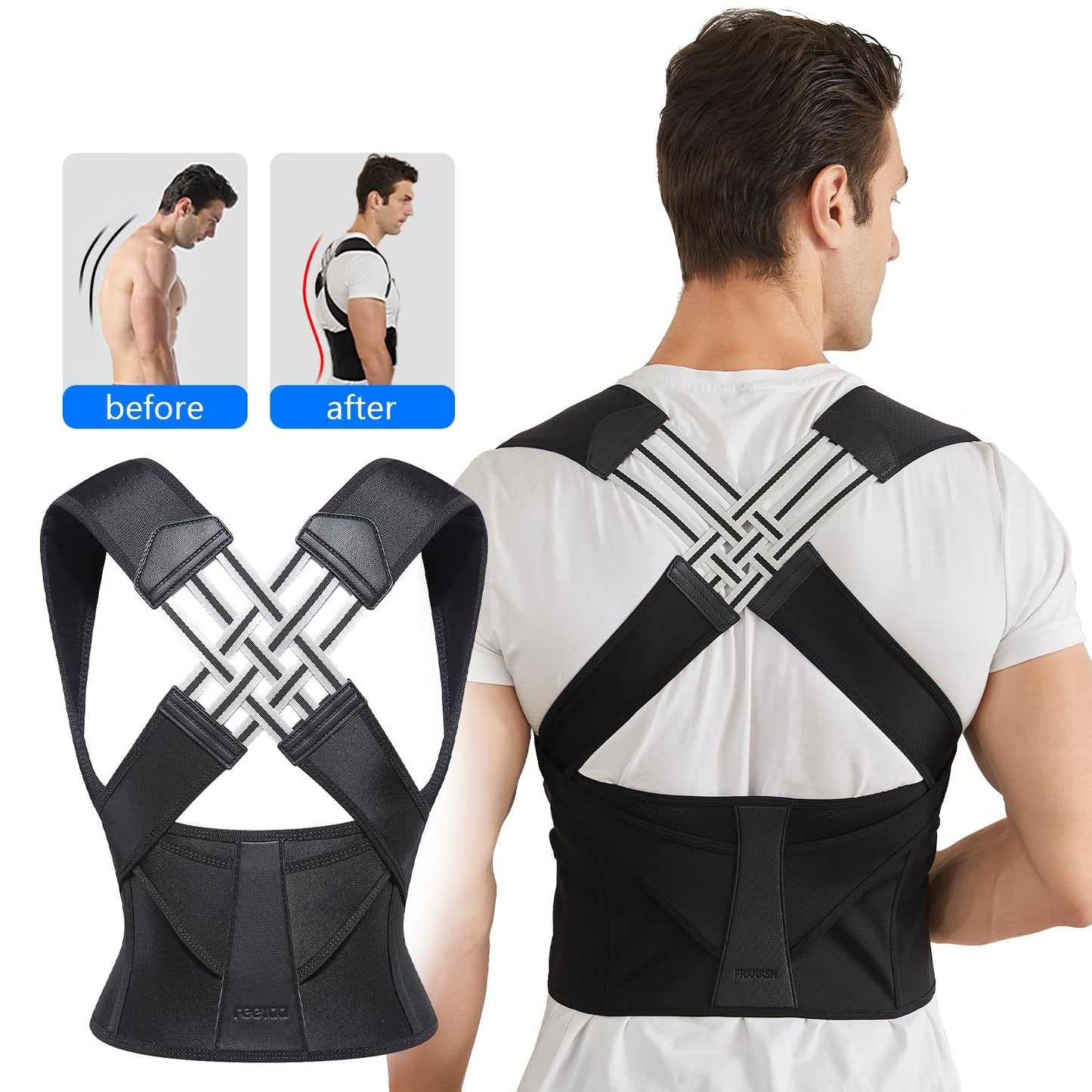 Posture Corrector for Women and Men,Adjustable Shoulder Straightener